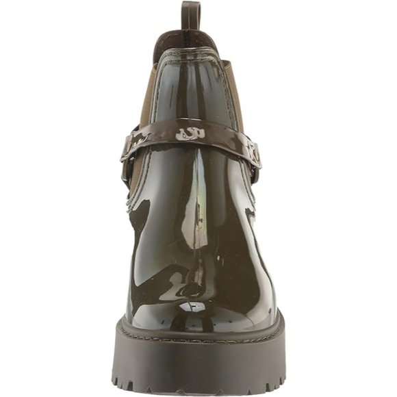 Zodiac Women's Carter Rain Booties Dark Olive Size 10 NIB - Picture 2 of 7